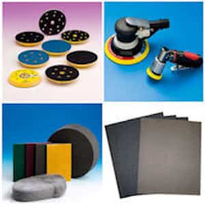 abrasif et adhésif carrosserie